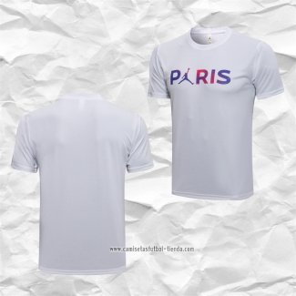 Camiseta de Entrenamiento Paris Saint-Germain Jordan 2021-2022 Blanco