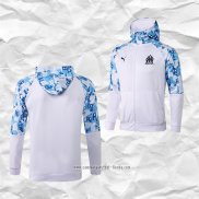 Chaqueta con Capucha del Olympique Marsella 2021 2022 Blanco