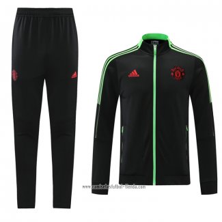 Chandal de Chaqueta del Manchester United 2021 2022 Negro