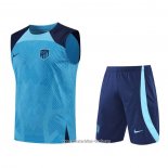 Chandal del Atletico Madrid 2022 2023 Sin Mangas Azul