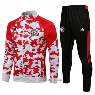 Chandal de Chaqueta del Manchester United 2021 2022 Rojo