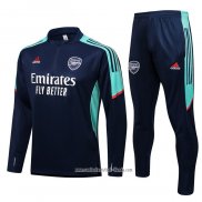 Chandal de Sudadera del Arsenal 2021 2022 Azul