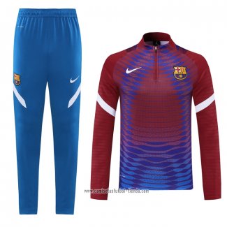 Chandal de Sudadera del Barcelona 2021 2022 Rojo