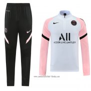 Chandal de Sudadera del Paris Saint-Germain 2021-2022 Blanco