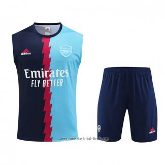 Chandal del Arsenal 2023 2024 Sin Mangas Azul