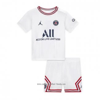 Camiseta Cuarto Paris Saint-Germain 2021 2022 Nino