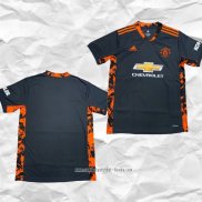 Camiseta Manchester United Portero 2020 2021 Negro Tailandia