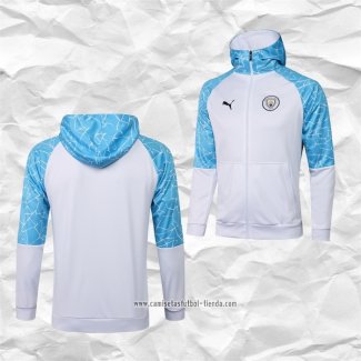 Chaqueta con Capucha del Manchester City 2021 Blanco