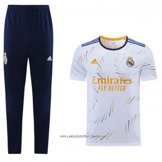 Chandal del Real Madrid 2021 2022 Manga Corta Blanco