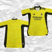 Camiseta Real Madrid Portero 2021 2022 Amarillo Tailandia