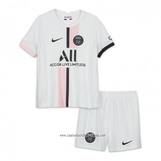 Camiseta Segunda Paris Saint-Germain 2021 2022 Nino