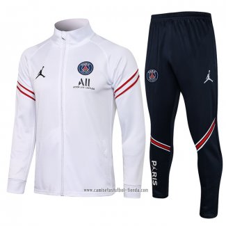 Chandal de Chaqueta del Paris Saint-Germain 2021 2022 Nino Blanco