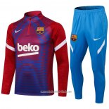 Chandal de Sudadera del Barcelona 2021 2022 Rojo