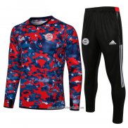 Chandal de Sudadera del Bayern Munich 2021 Azul y Rojo