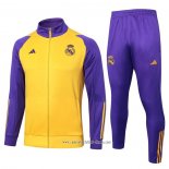 Chandal de Chaqueta del Real Madrid 2023 2024 Amarillo