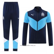 Chandal de Chaqueta del Olympique Marsella 2021 2022 Azul