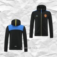 Chaqueta con Capucha del Manchester United 2021 2022 Negro