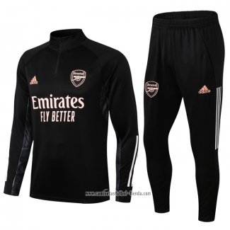 Chandal de Sudadera del Arsenal 2021 2022 Negro