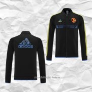 Chaqueta del Manchester United 2021 2022 Negro y Azul