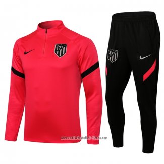 Chandal de Sudadera del Atletico Madrid 2021 2022 Rojo