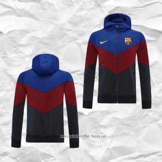 Chaqueta con Capucha del Barcelona 2021 2022 Azul