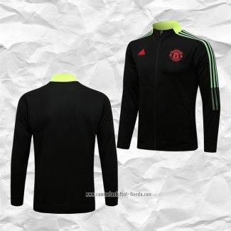 Chaqueta del Manchester United 2021 2022 Negro y Amarillo