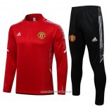 Chandal de Sudadera del Manchester United UCL 2021 2022 Rojo