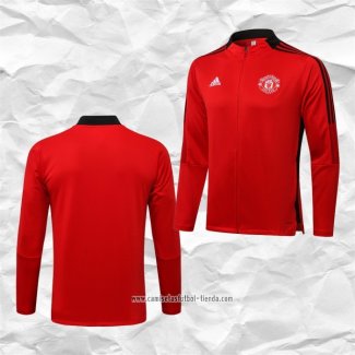 Chaqueta del Manchester United 2021 2022 Rojo y Negro