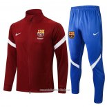 Chandal de Chaqueta del Barcelona 2021 2022 Rojo