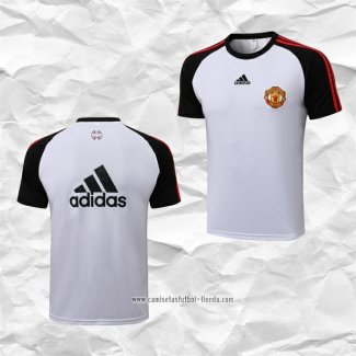 Camiseta de Entrenamiento Manchester United 2021-2022 Blanco