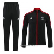 Chandal de Chaqueta del Manchester United 2021 2022 Negro