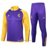 Chandal de Sudadera del Real Madrid 2023 2024 Nino Purpura