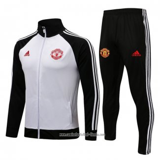 Chandal de Chaqueta del Manchester United 2021 2022 Blanco