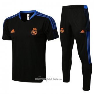 Chandal del Real Madrid 2021 2022 Manga Corta Negro