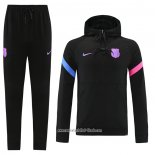 Chandal de Sudadera del Barcelona 2021-2022 Negro