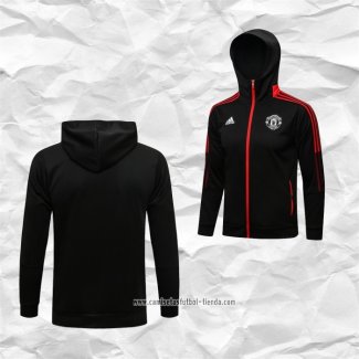 Chaqueta con Capucha del Manchester United 2021 2022 Negro