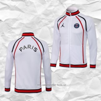 Chaqueta del Paris Saint-Germain Jordan 2021 2022 Blanco